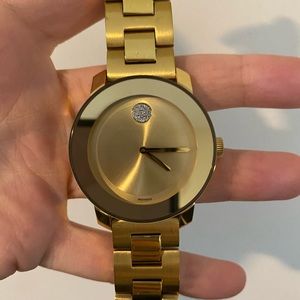 Movado Bold Gold Watch